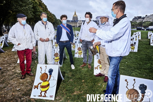 Manifestation Abeilles contre les néonicotinoïdes en France