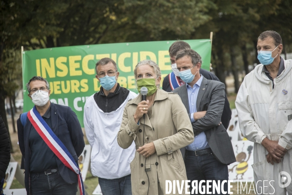 Manifestation contre la réintroduction temporaire des néonicotinoïdes