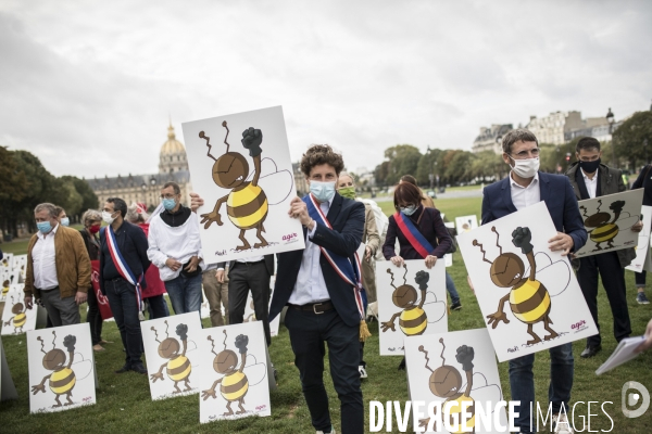 Manifestation contre la réintroduction temporaire des néonicotinoïdes