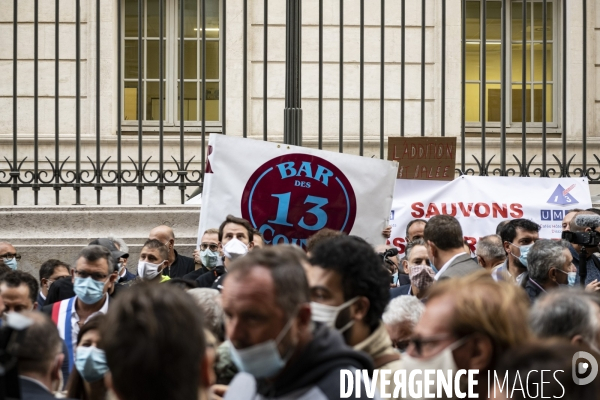 Marseille, manisfestation des restaurateurs et cafetiers contre les nouvelles mesures sanitaires