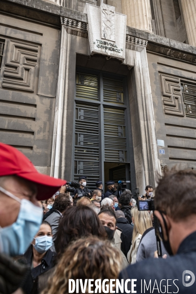 Marseille, manisfestation des restaurateurs et cafetiers contre les nouvelles mesures sanitaires