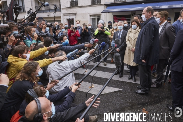 Attaque à l arme blanche près des anciens locaux de Charlie Hebdo