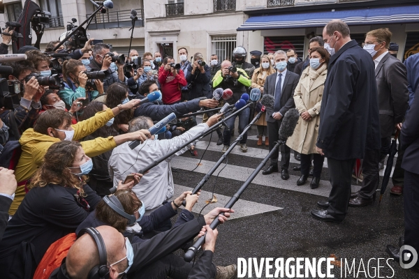 Attaque à l arme blanche près des anciens locaux de Charlie Hebdo