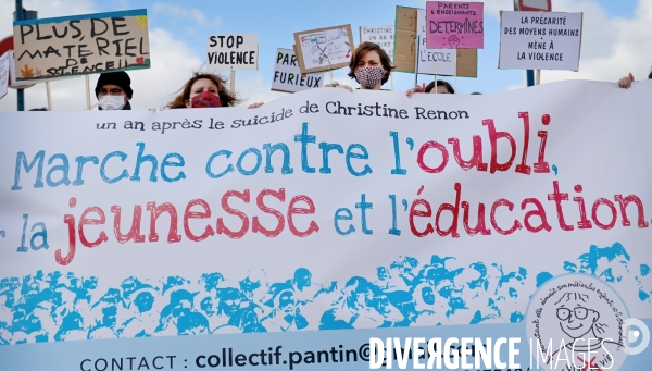 Marche blanche en hommage à christine renon