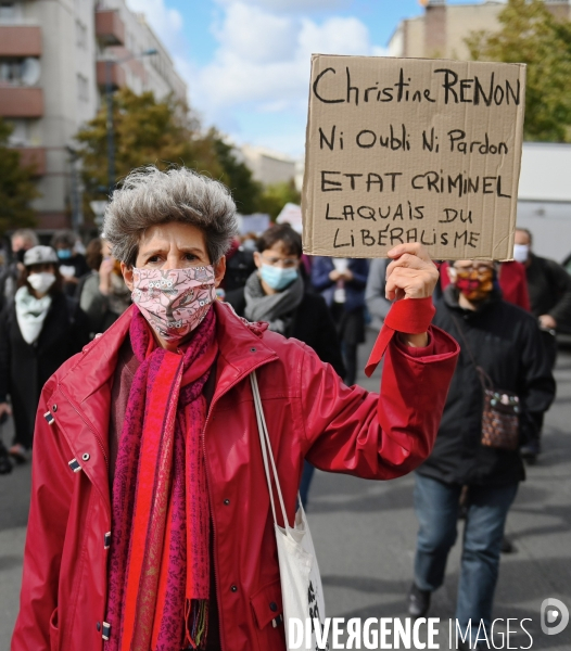 Marche blanche en hommage à christine renon