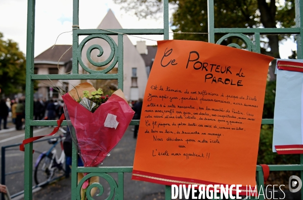 Marche blanche en hommage à christine renon