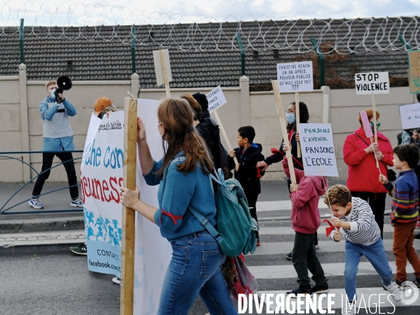 Marche blanche en hommage à christine renon