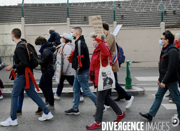 Marche blanche en hommage à christine renon