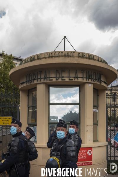 Olivier Veran à la Timone