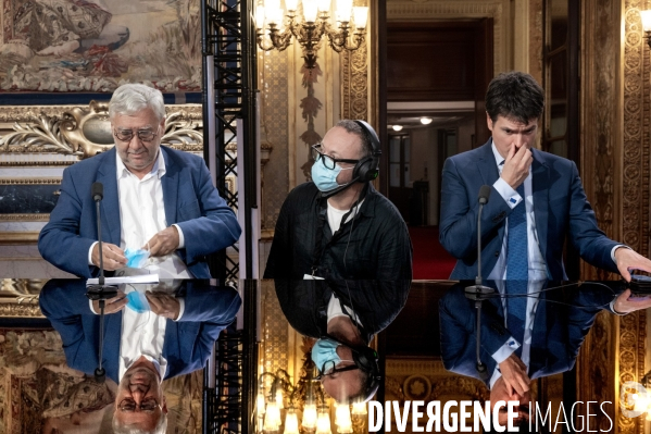 Soirée électorale au Sénat