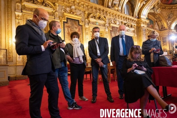 Soirée électorale au Sénat