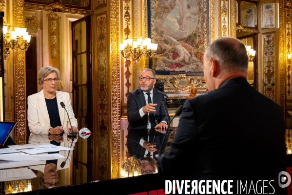 Soirée électorale au Sénat