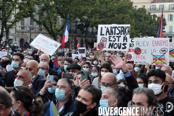 Manifestation pour le Haut-Karabagh