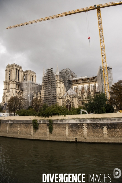 Chantier de la cathédrale Notre-Dame