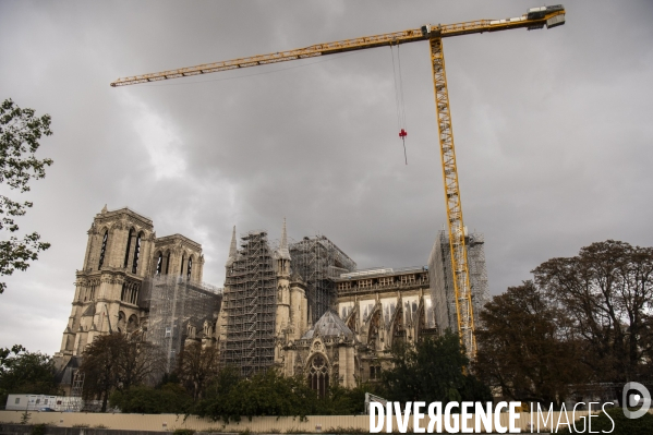 Chantier de la cathédrale Notre-Dame