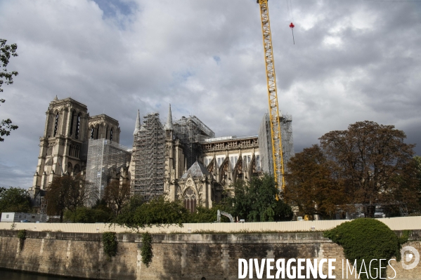 Chantier de la cathédrale Notre-Dame