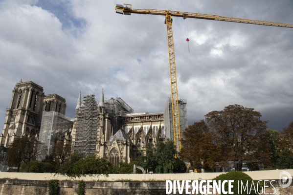 Chantier de la cathédrale Notre-Dame