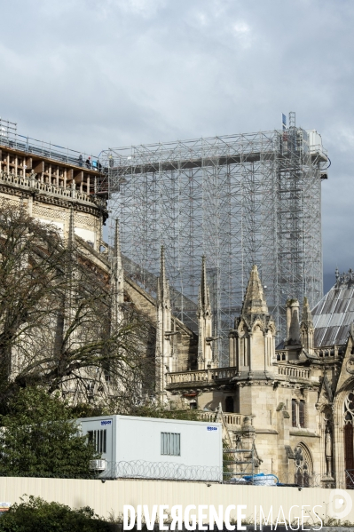 Chantier de la cathédrale Notre-Dame