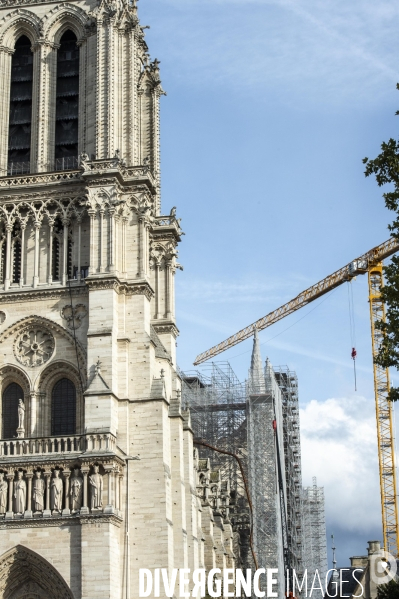 Chantier de la cathédrale Notre-Dame