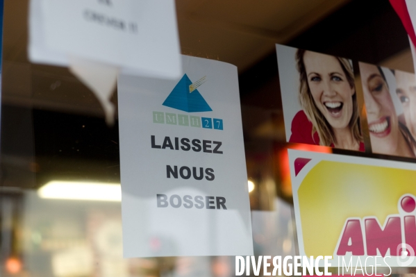 Restaurateur affiche : Laissez nous bosser / Covid-19