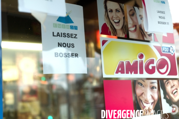 Restaurateur affiche : Laissez nous bosser / Covid-19