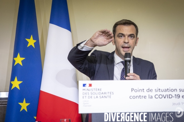 Olivier Véran : point presse sur l épidémie de Covid-19