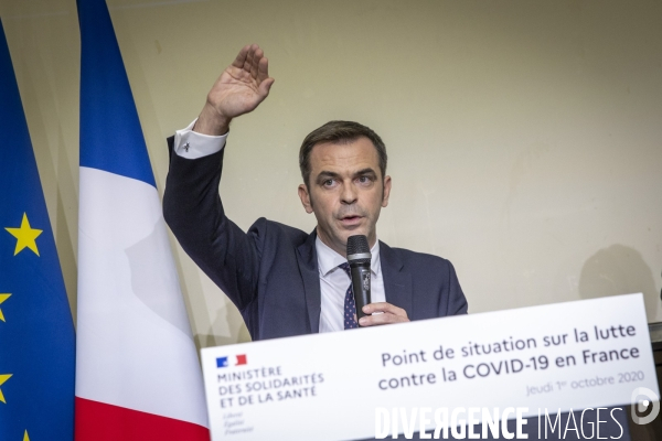 Olivier Véran : point presse sur l épidémie de Covid-19
