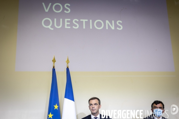 Olivier Véran : point presse sur l épidémie de Covid-19