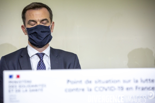 Olivier Véran : point presse sur l épidémie de Covid-19
