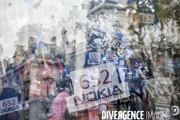 Manifestation des salariés de Nokia