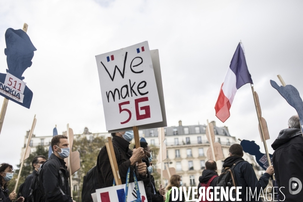 Manifestation des salariés de Nokia