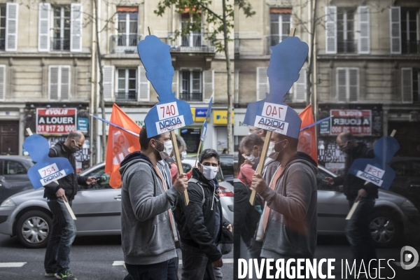 Manifestation des salariés de Nokia