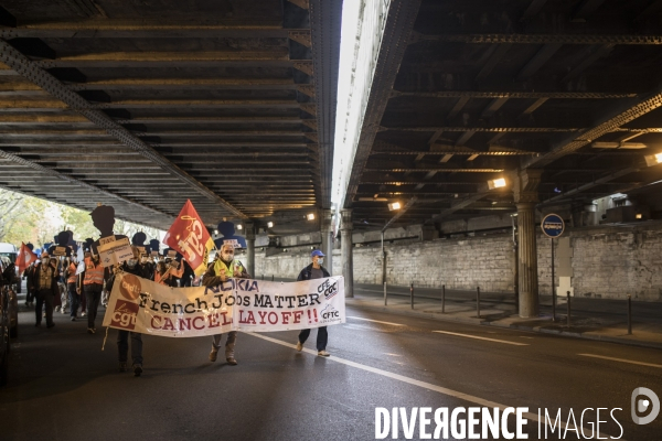 Manifestation des salariés de Nokia