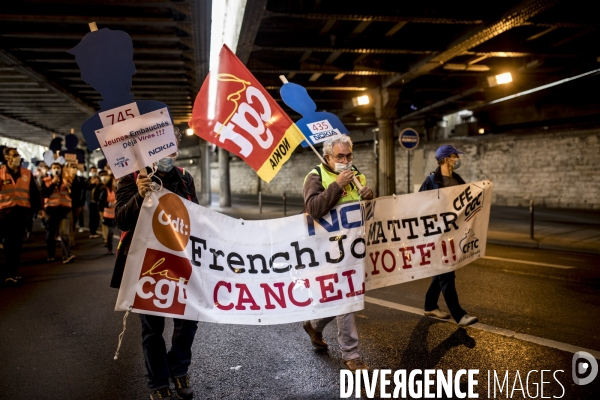 Manifestation des salariés de Nokia