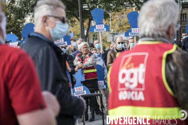 Manifestation des salariés de Nokia