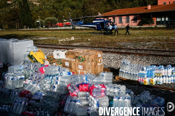 Intempéries dans les Alpes Maritimes