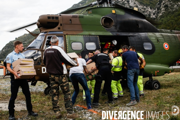 Intempéries dans les Alpes Maritimes