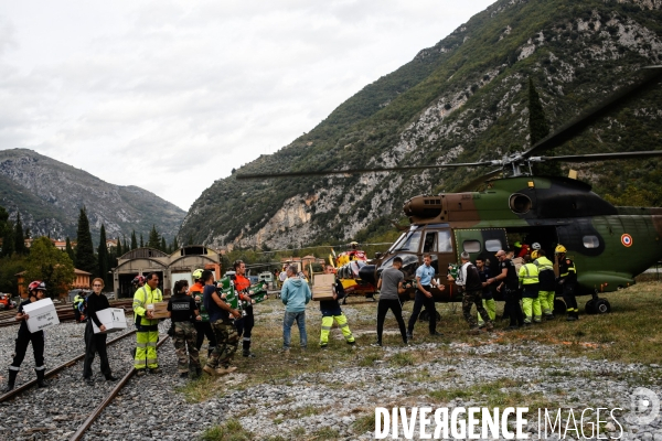 Intempéries dans les Alpes Maritimes