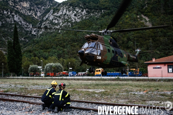 Intempéries dans les Alpes Maritimes