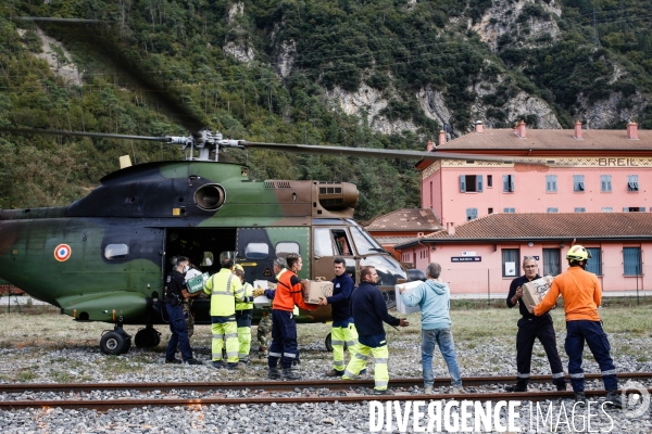 Intempéries dans les Alpes Maritimes