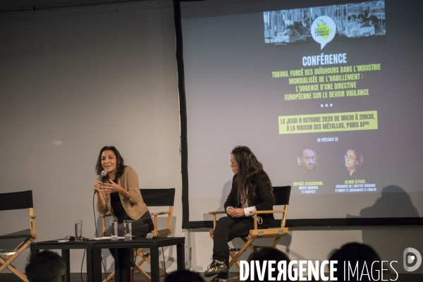 Conférence sur le travail forcé des ouïghours dans le textile