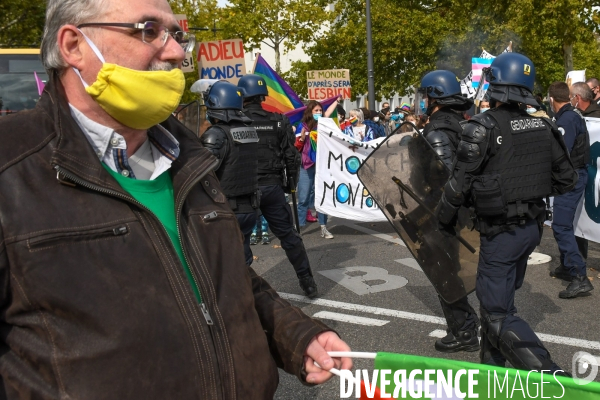 Manifestation contre l ouverture de la PMA pour toutes les femmes