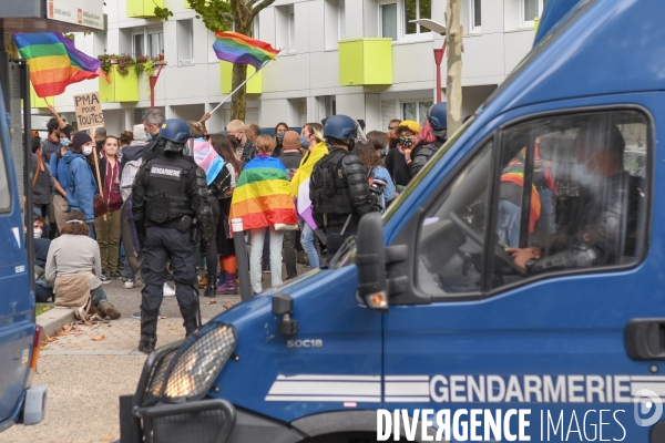 Manifestation contre l ouverture de la PMA pour toutes les femmes