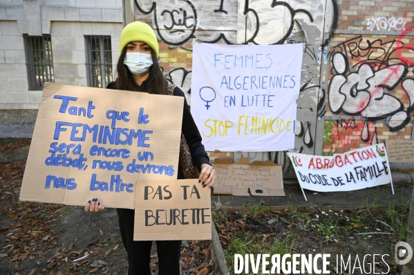 Femmes Algériennes en luttes ! Stop Féminicides ! Algerian women in struggle ! Stop Feminicides !