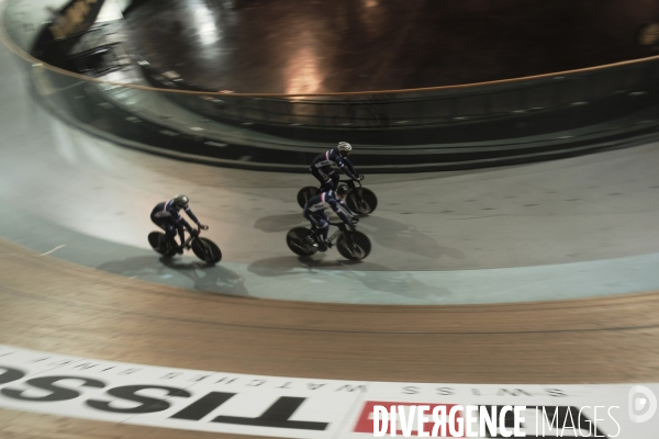 Entrainement Equipe de France,  Vélodrome National