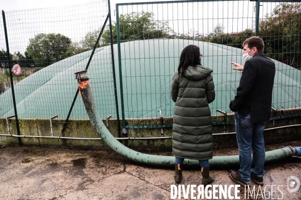 Audrey pulvar visite la ferme de grignon