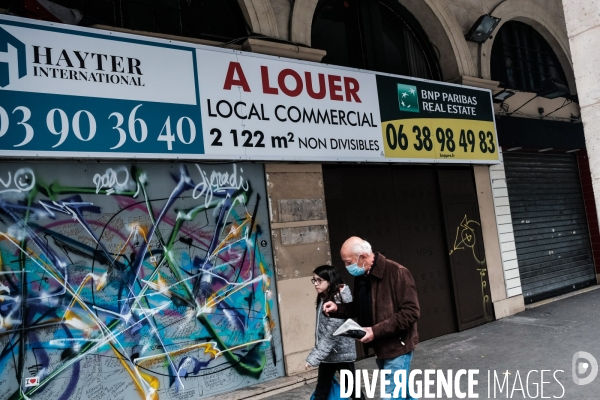 Rue de rivoli - fermetures en cascade