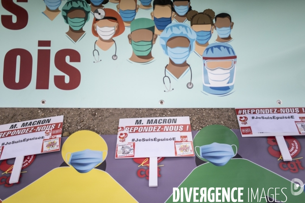 Manifestation des personnels de santé