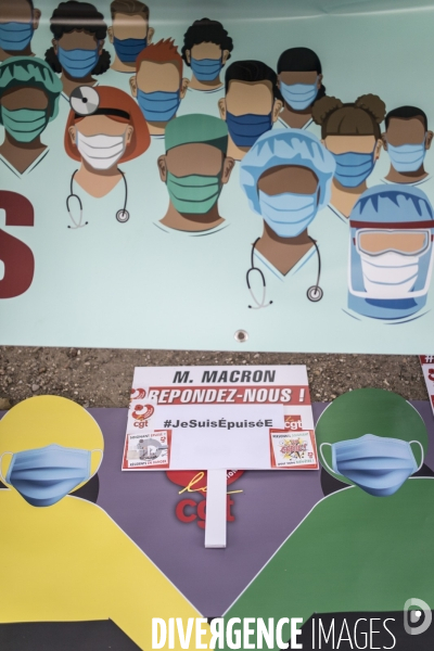 Manifestation des personnels de santé