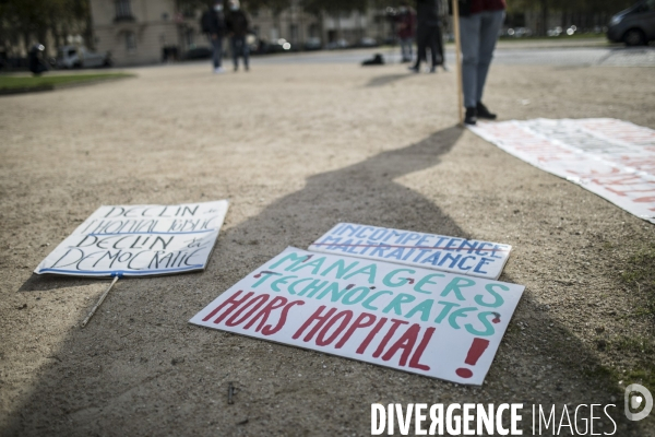 Manifestation des personnels de santé